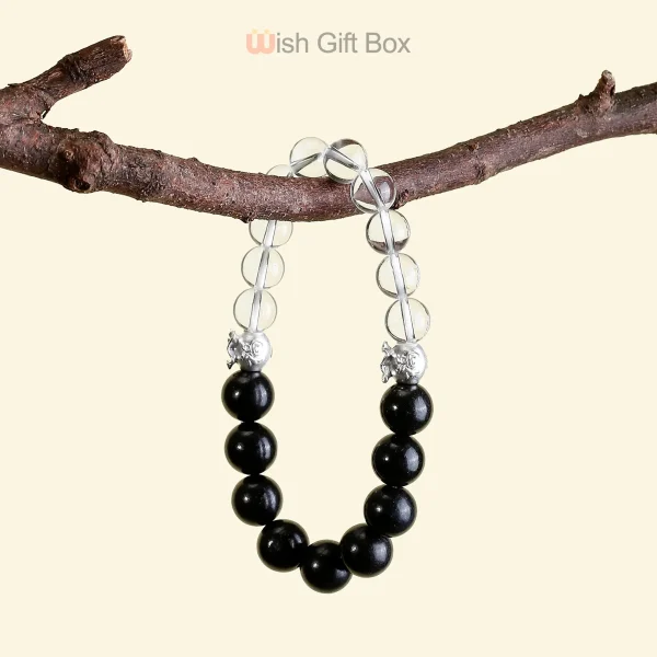 Aromatic Water Element & White Crystal Bracelet