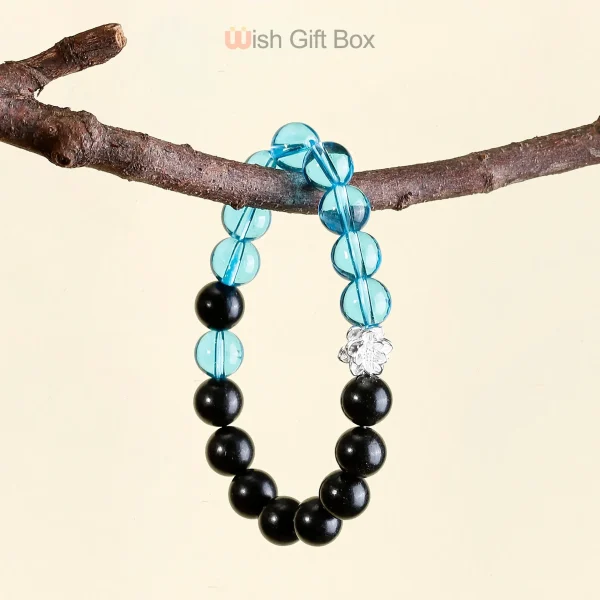 Aromatic Water & Blue Crystal Energy Bracelet