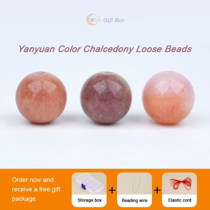 Yanyuan Color Chalcedony Beads