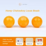 Honey Chalcedony Loose Beads