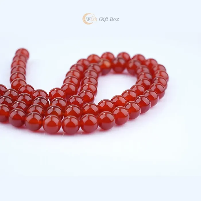 Red Agate Beads