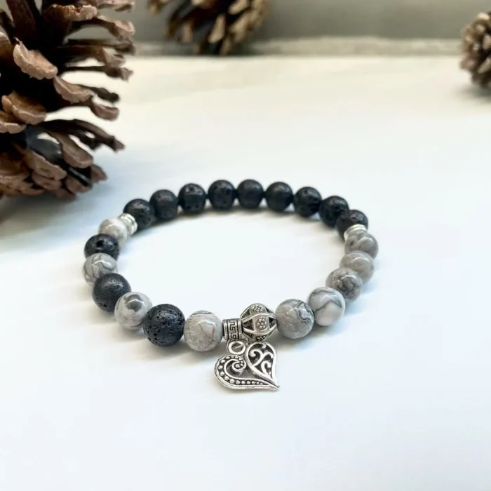 Volcanic Stone · Map Stone Energy Bracelet